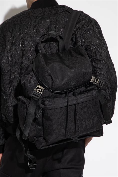 fake versace backpack mens|Versace side bag men's.